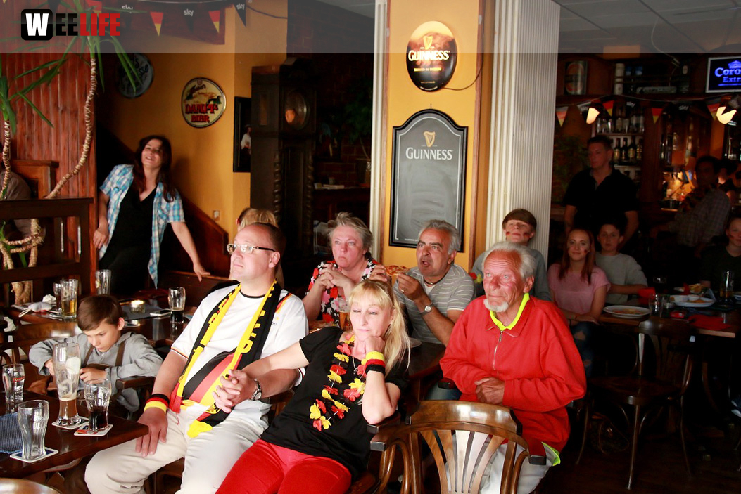 Public Viewing EM Deutschland Slowakei Trompeter,Buttler\'s
