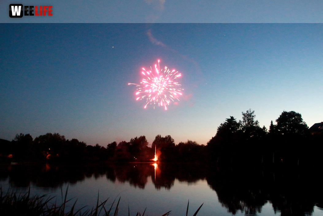 Tauperlitz Seefest Feuerwerk