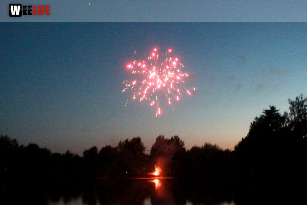 Tauperlitz Seefest Feuerwerk