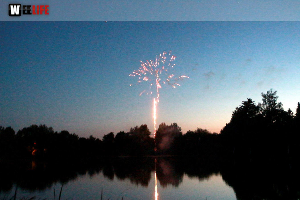 Tauperlitz Seefest Feuerwerk