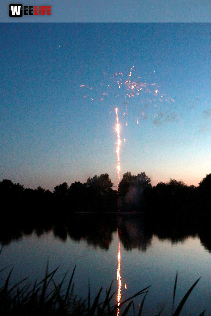 Tauperlitz Seefest Feuerwerk