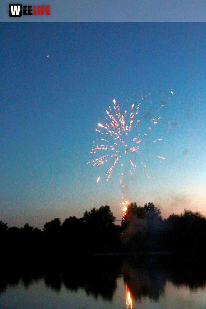 Tauperlitz Seefest Feuerwerk