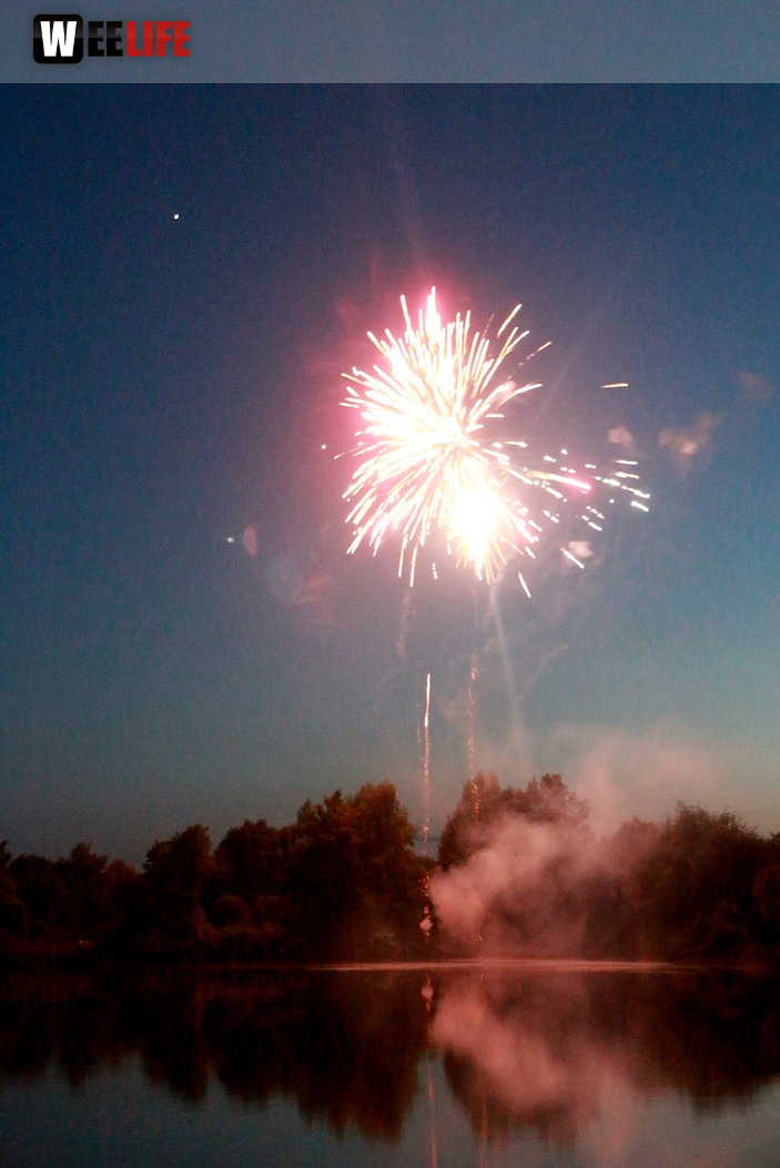Tauperlitz Seefest Feuerwerk