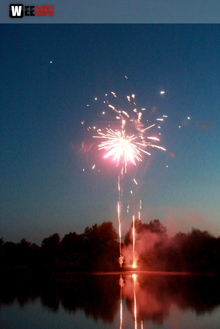 Tauperlitz Seefest Feuerwerk