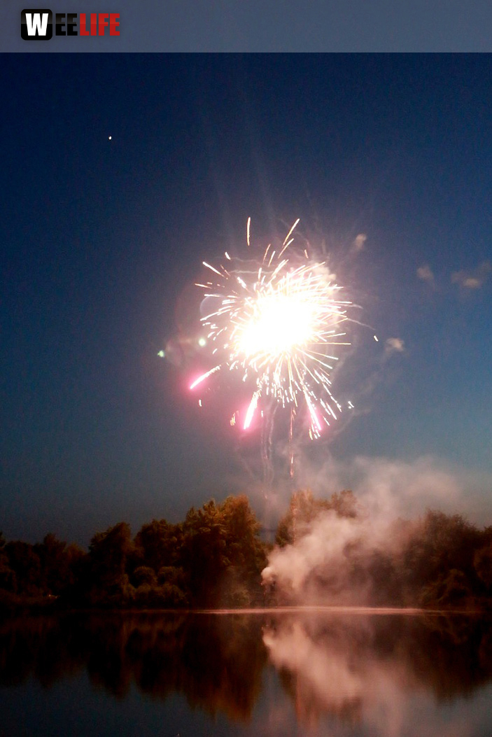 Tauperlitz Seefest Feuerwerk