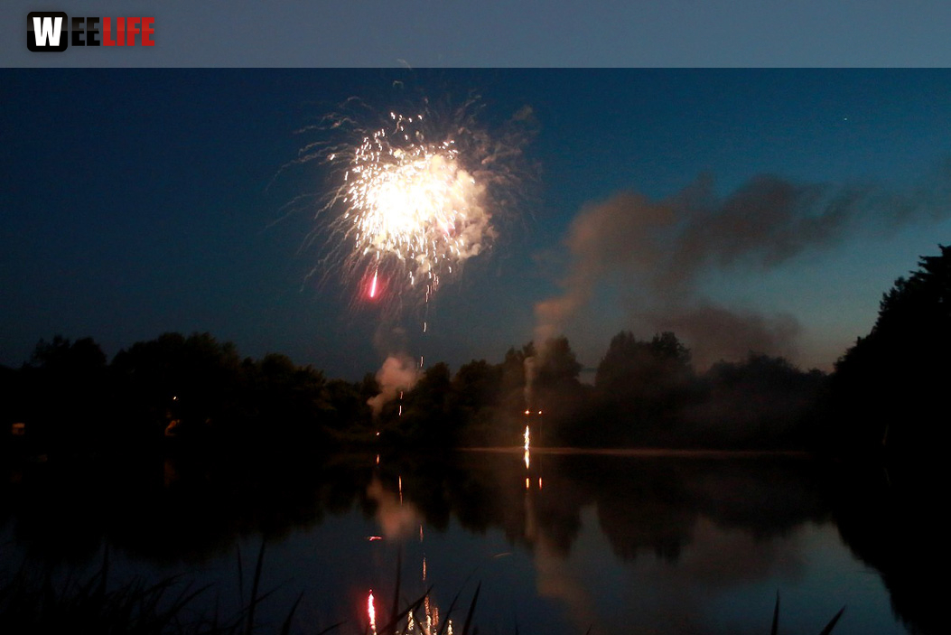 Tauperlitz Seefest Feuerwerk