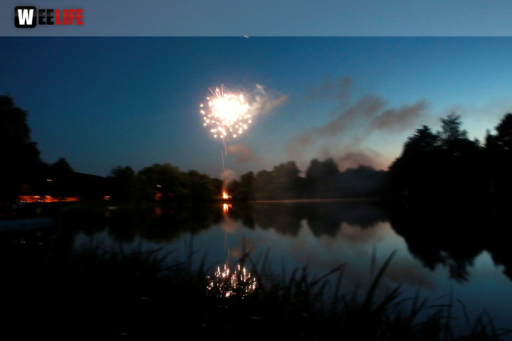 Tauperlitz Seefest Feuerwerk