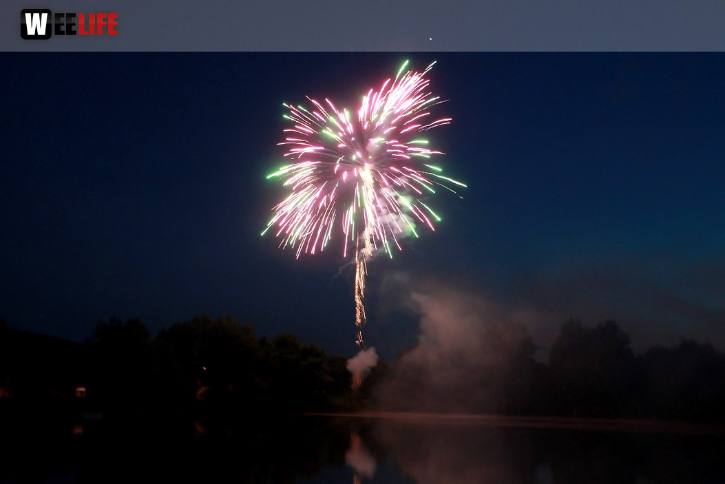 Tauperlitz Seefest Feuerwerk