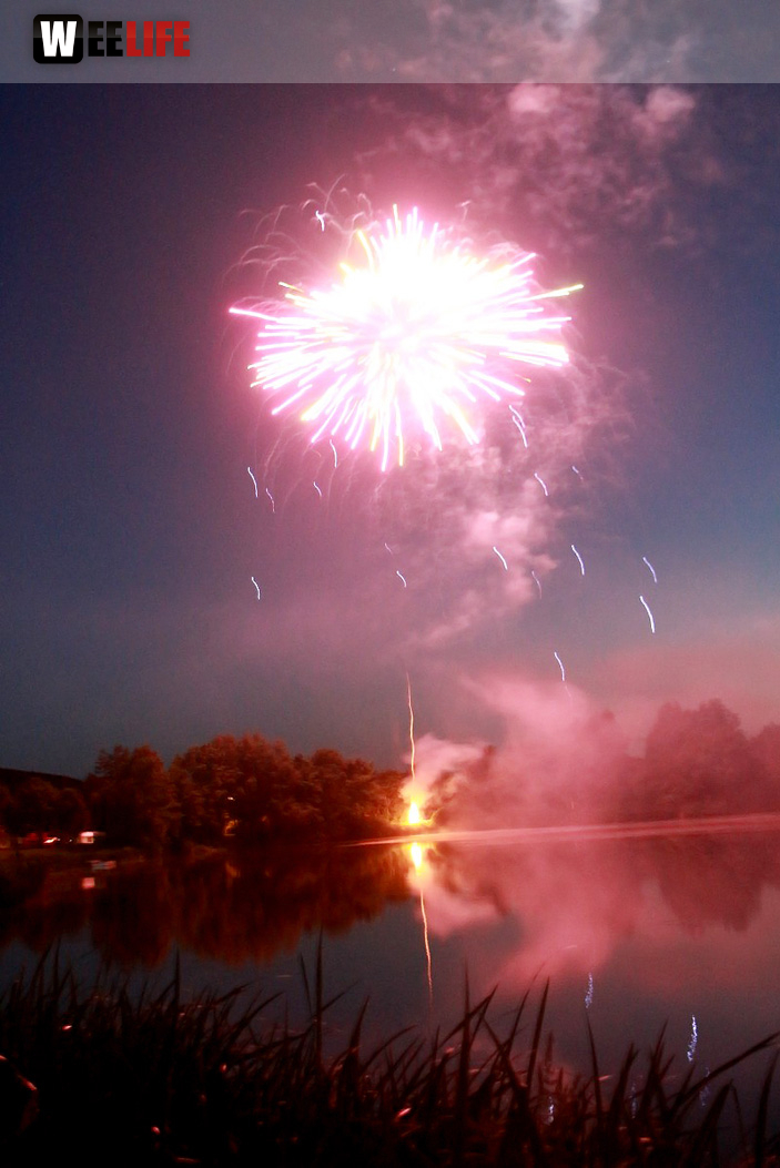 Tauperlitz Seefest Feuerwerk