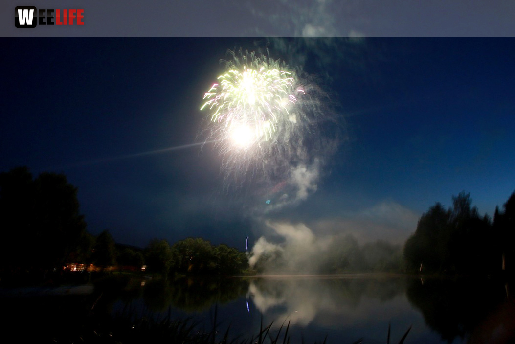 Tauperlitz Seefest Feuerwerk