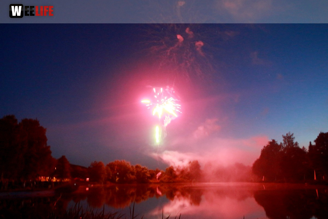 Tauperlitz Seefest Feuerwerk