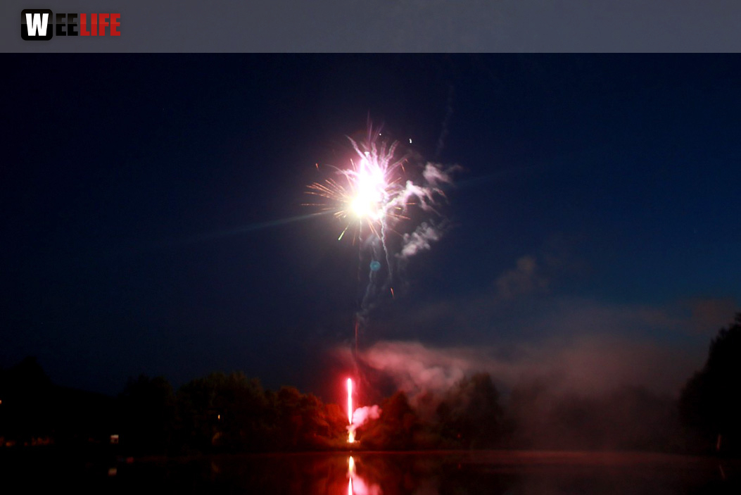 Tauperlitz Seefest Feuerwerk