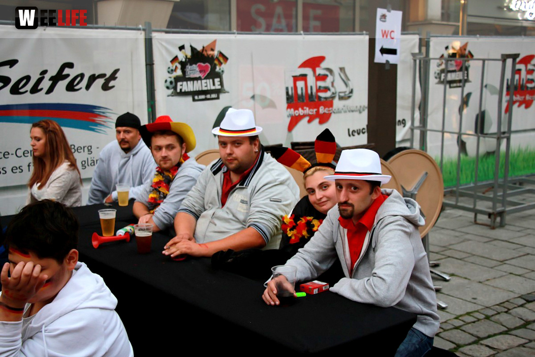 Public Viewing EM Deutschland - Italien - Euroherz Fanmeile