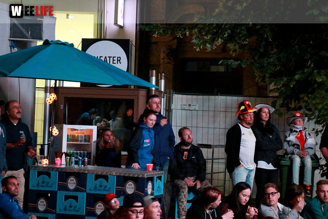 Public Viewing EM Deutschland - Italien - Euroherz Fanmeile