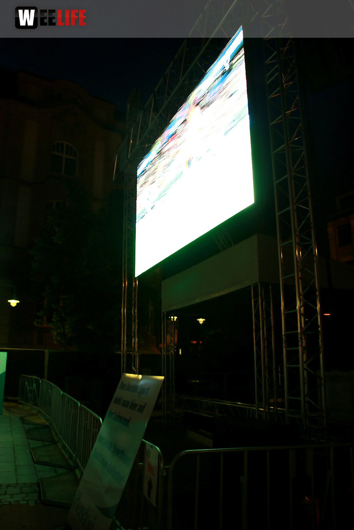 Public Viewing EM Deutschland - Italien - Euroherz Fanmeile