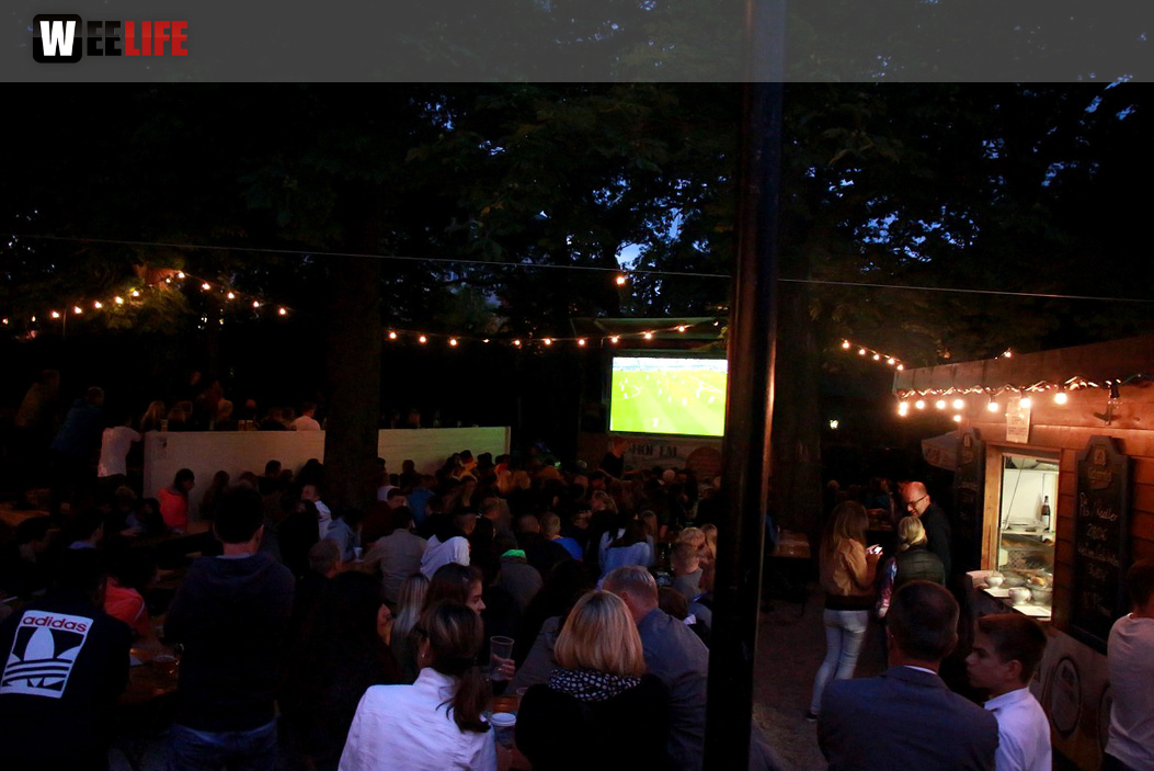 Public Viewing EM Deutschland - Italien ParkCafe