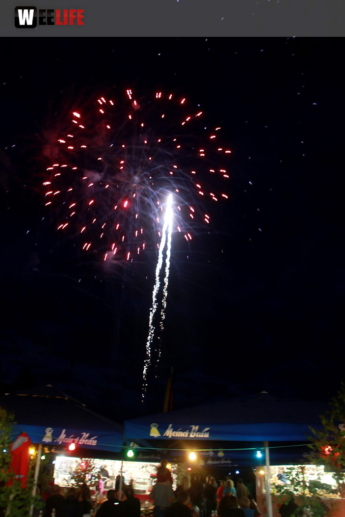 Berger BrilliantHochFeuerwerk Heimat- und Wiesenfest Berger Winkel