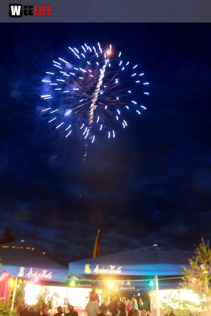 Berger BrilliantHochFeuerwerk Heimat- und Wiesenfest Berger Winkel