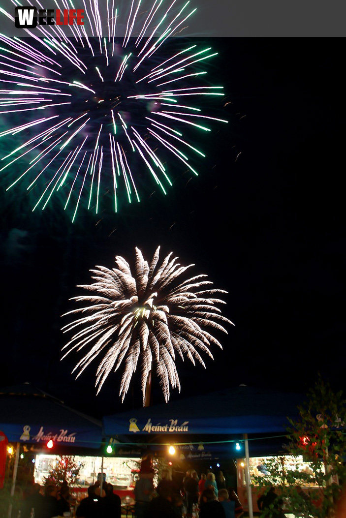 Berger BrilliantHochFeuerwerk Heimat- und Wiesenfest Berger Winkel