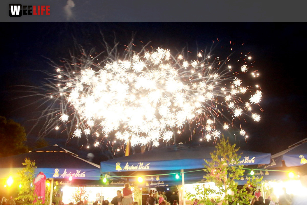Berger BrilliantHochFeuerwerk Heimat- und Wiesenfest Berger Winkel