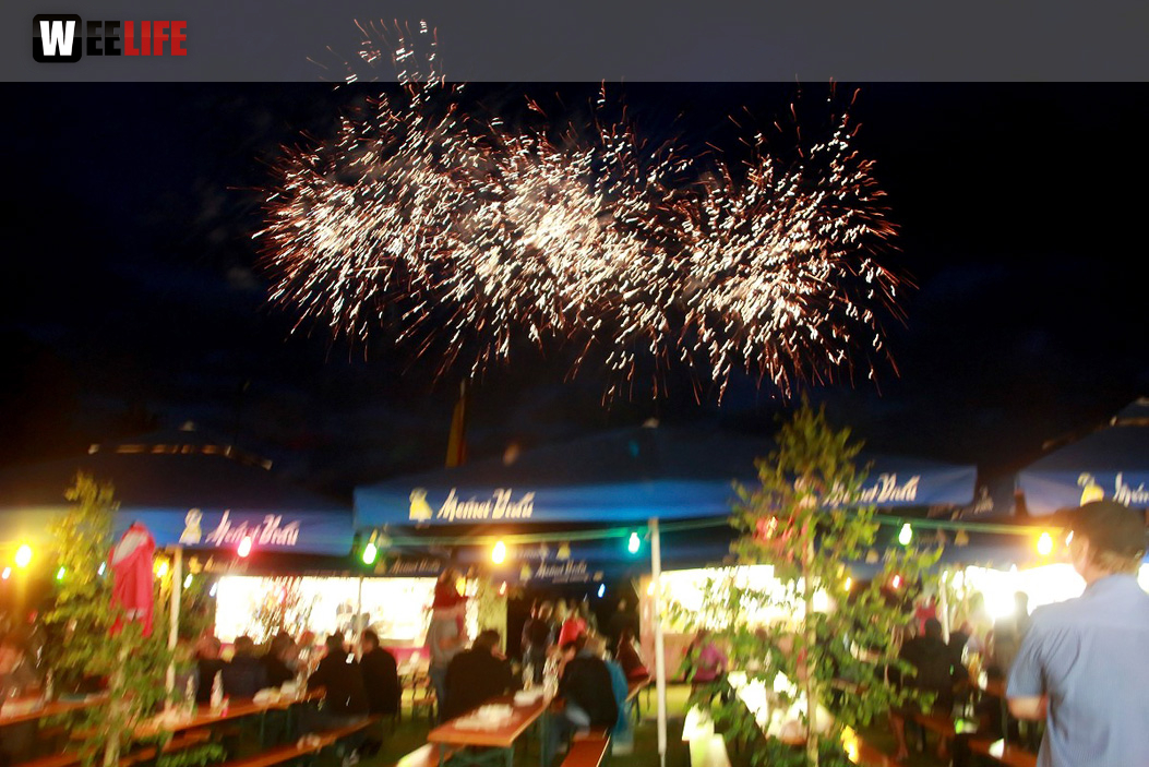 Berger BrilliantHochFeuerwerk Heimat- und Wiesenfest Berger Winkel