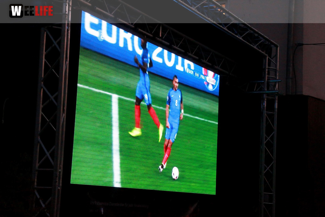 Public Viewing EM Deutschland Frankreich Trompeter,Buttler\'s, Rossini,KKH, Treffpunkt