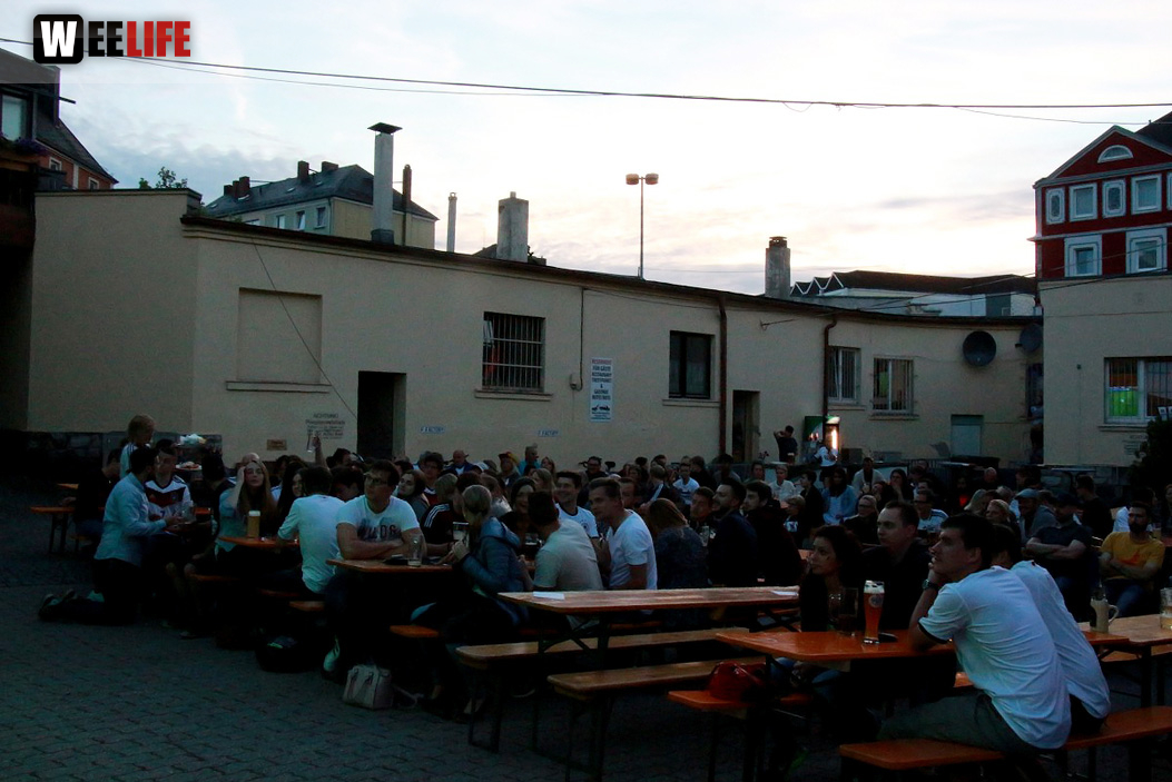 Public Viewing EM Deutschland Frankreich Trompeter,Buttler\'s, Rossini,KKH, Treffpunkt