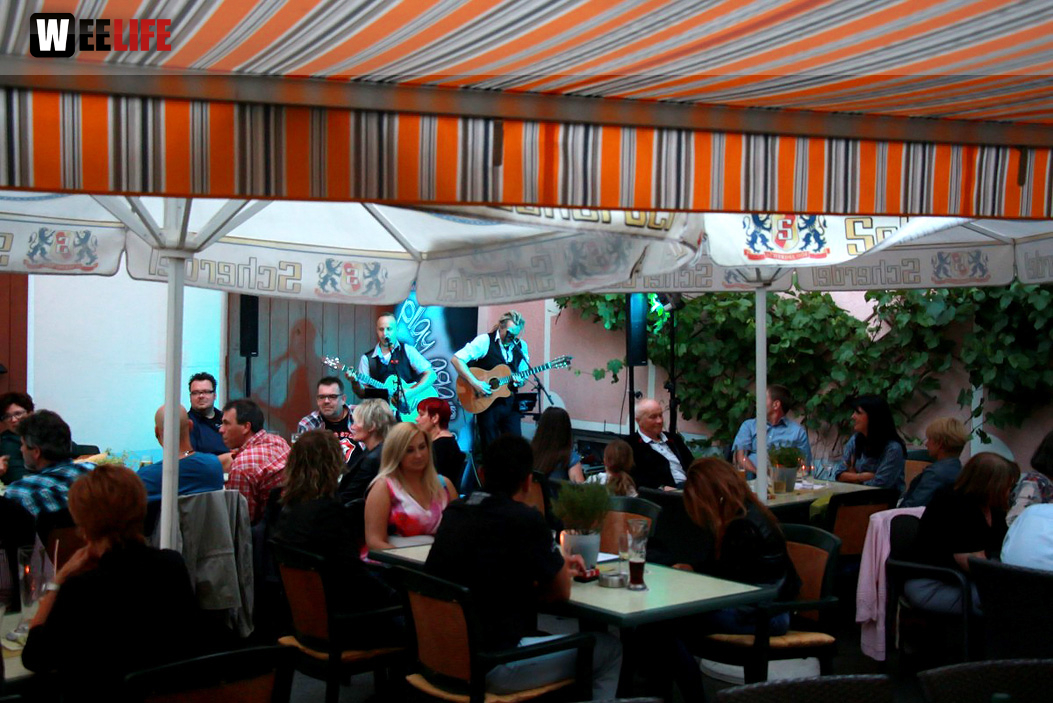 Sommerfest Gasthof Grüne Linde mit play again sam light