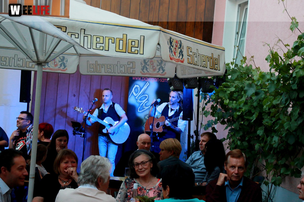 Sommerfest Gasthof Grüne Linde mit play again sam light