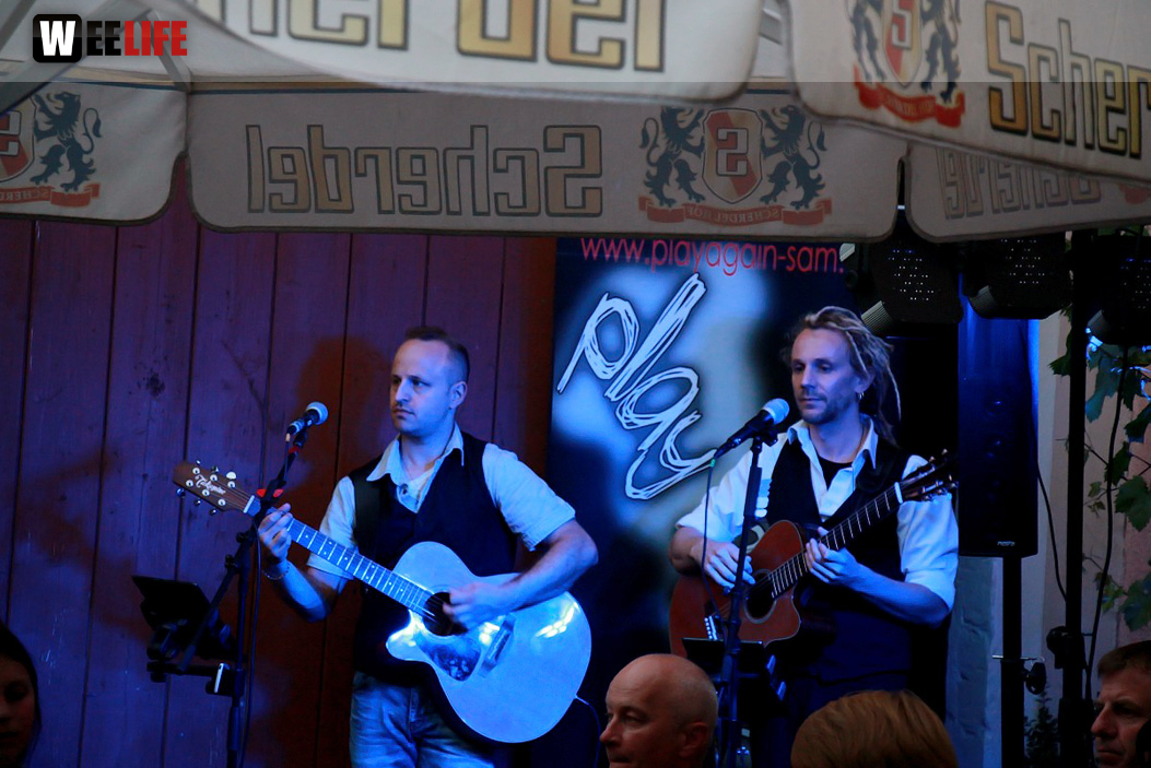 Sommerfest Gasthof Grüne Linde mit play again sam light