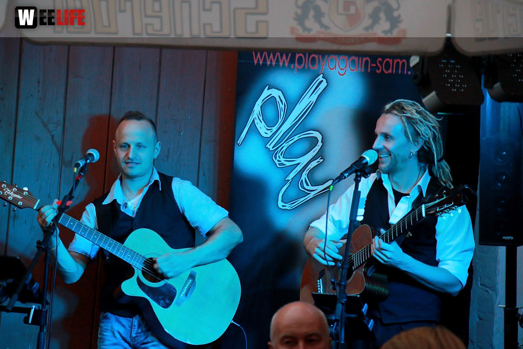 Sommerfest Gasthof Grüne Linde mit play again sam light