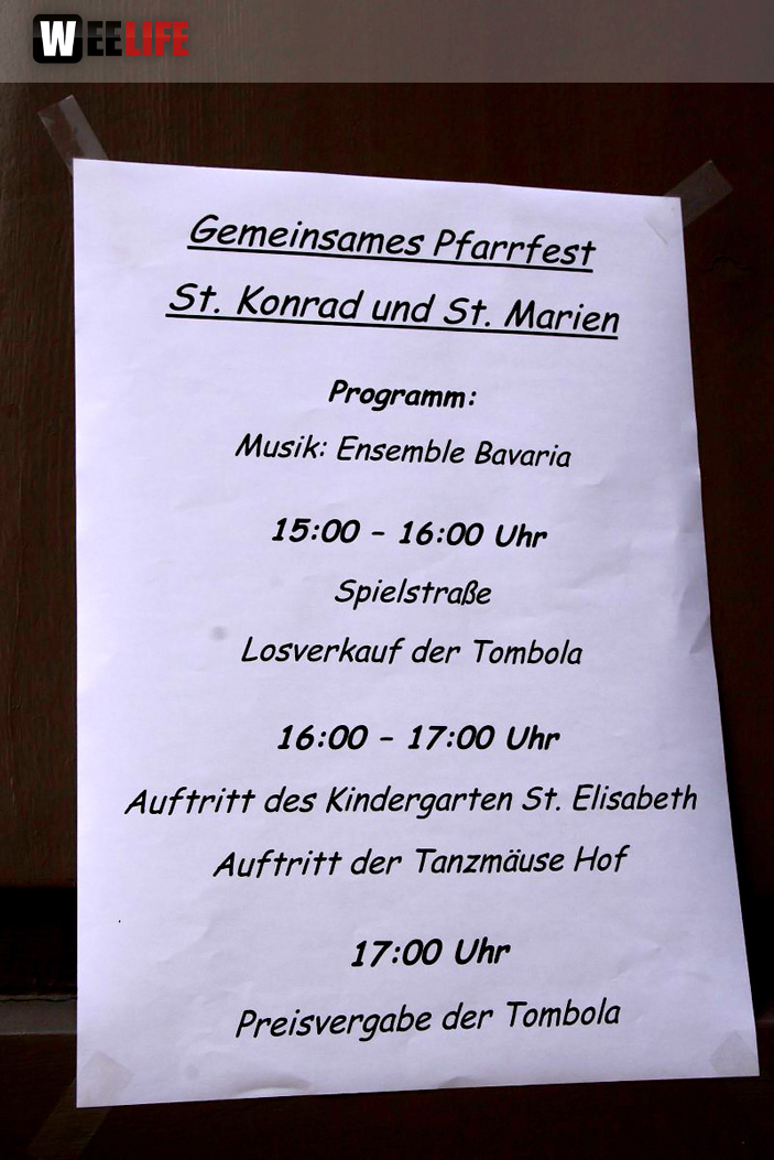 Gemeinsames Pfarrfest von St. Konrad und St. Marien