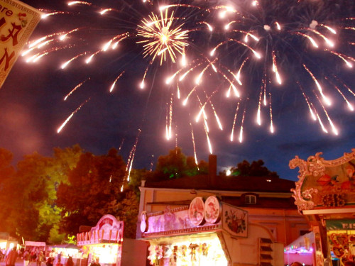 Wiesenfest Münchberg Feuerwerk – Foto 32