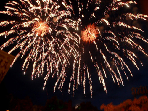 Wiesenfest Münchberg Feuerwerk – Foto 42
