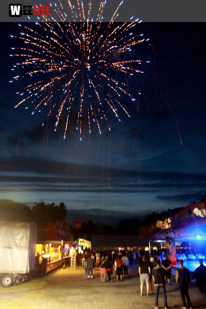 Wiesenfest Naila Feuerwerk