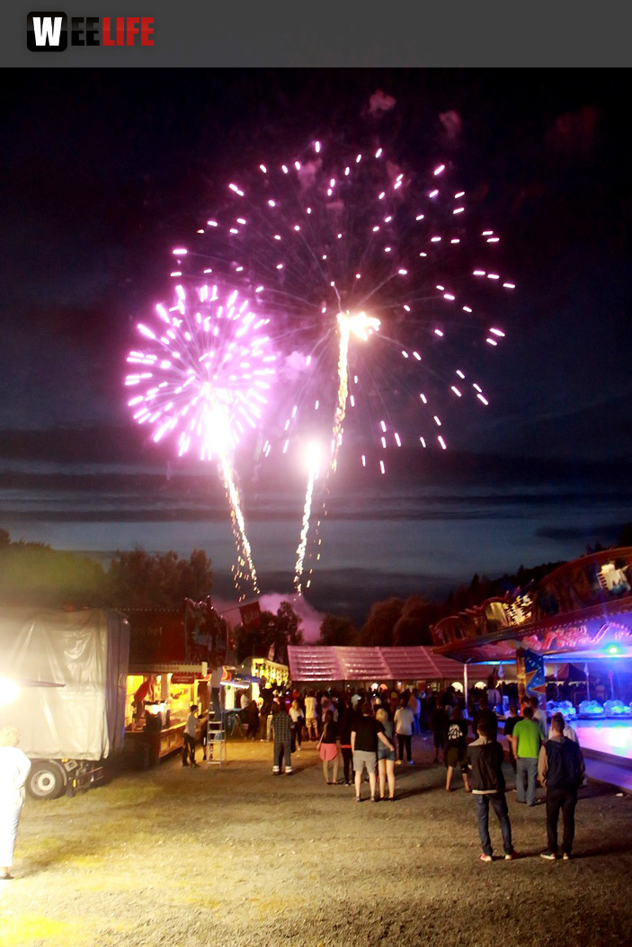 Wiesenfest Naila Feuerwerk