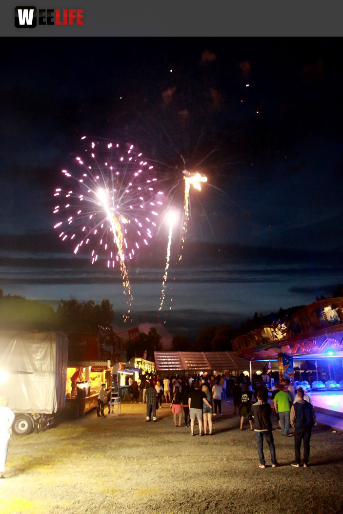 Wiesenfest Naila Feuerwerk