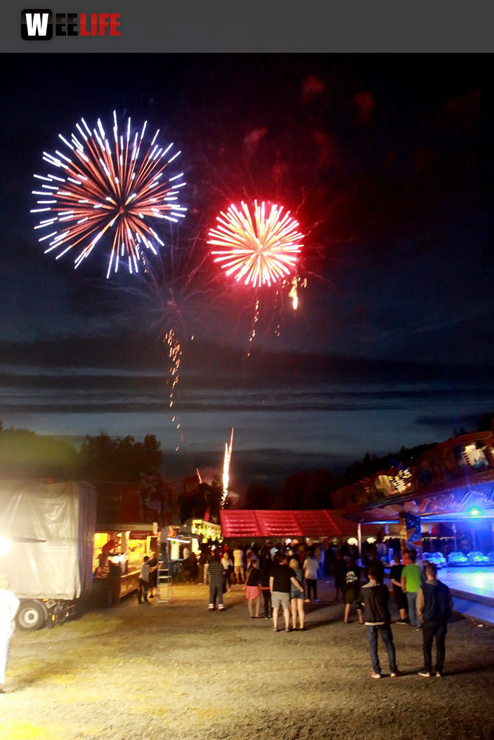 Wiesenfest Naila Feuerwerk