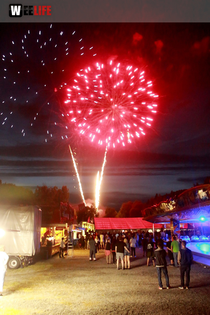 Wiesenfest Naila Feuerwerk