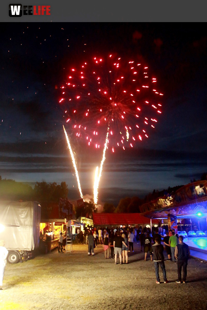 Wiesenfest Naila Feuerwerk