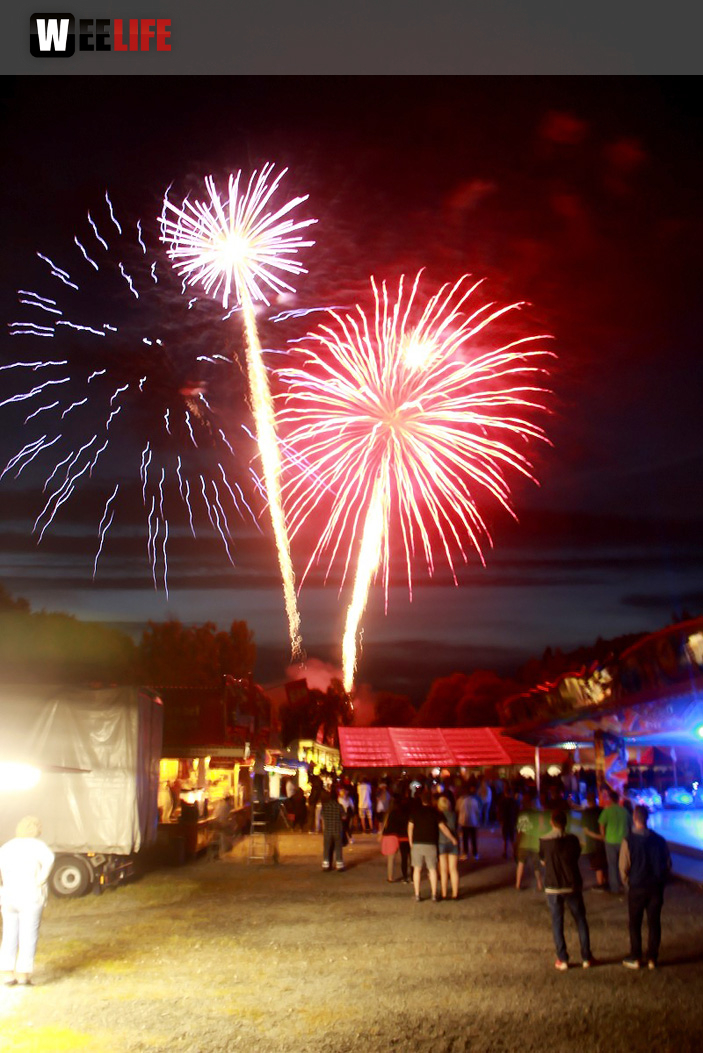 Wiesenfest Naila Feuerwerk