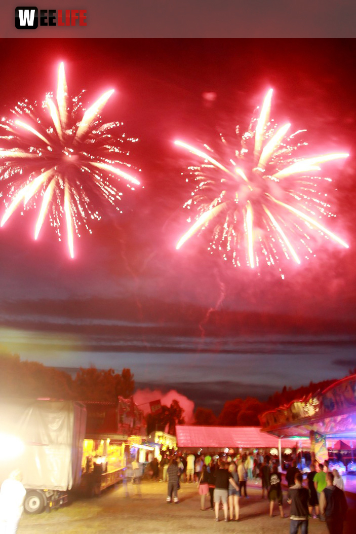 Wiesenfest Naila Feuerwerk