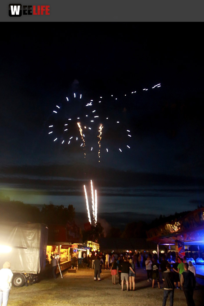 Wiesenfest Naila Feuerwerk