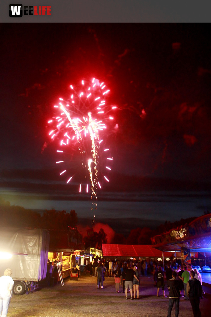 Wiesenfest Naila Feuerwerk