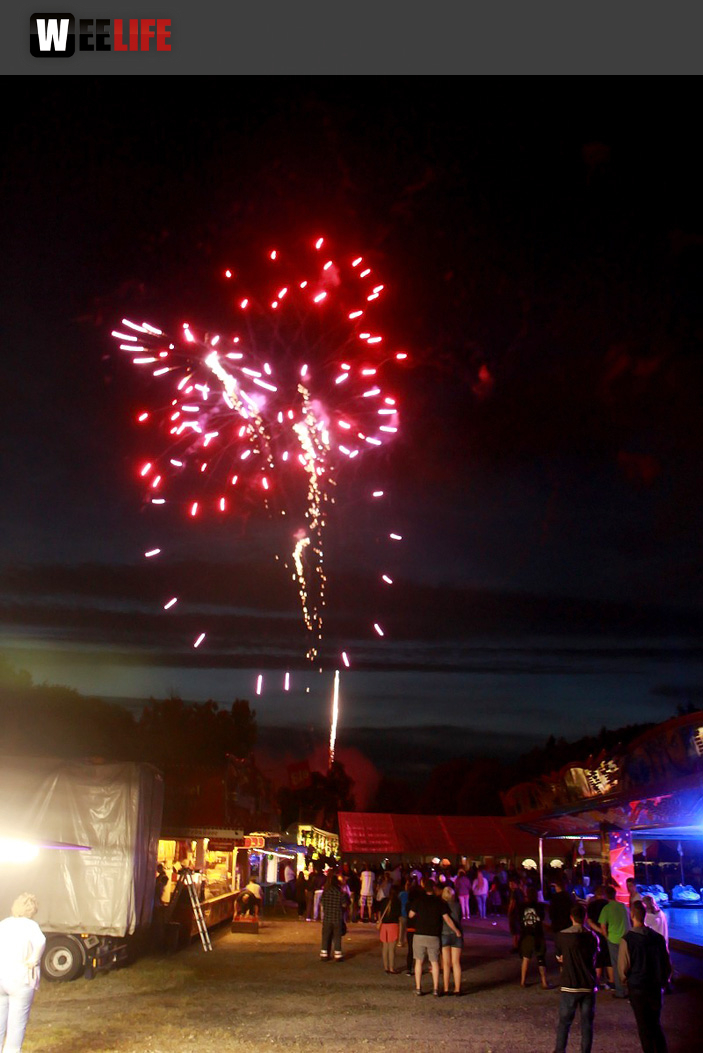 Wiesenfest Naila Feuerwerk