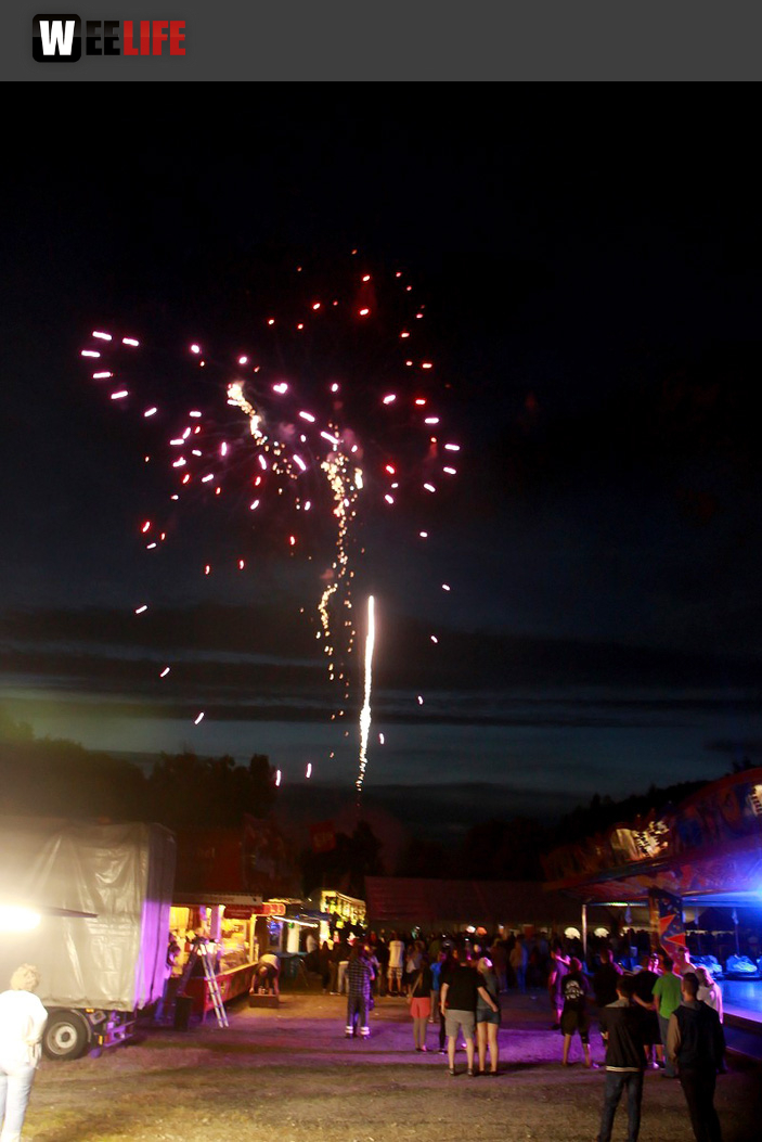 Wiesenfest Naila Feuerwerk