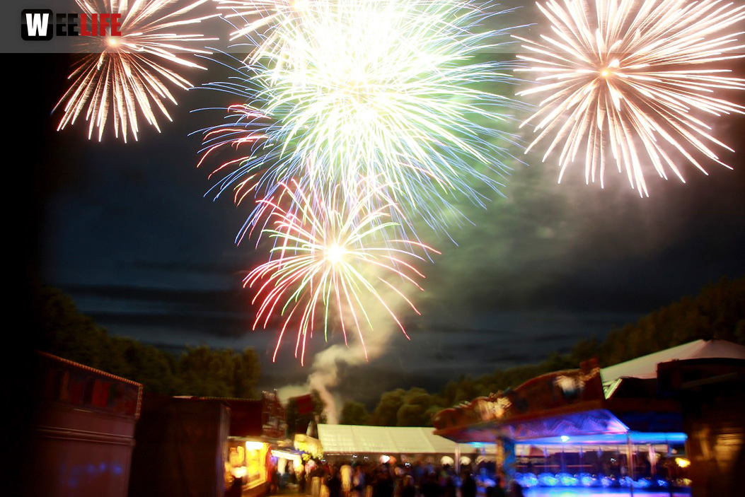 Wiesenfest Naila Feuerwerk