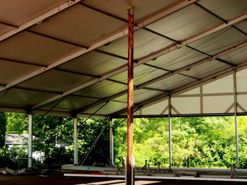 Volksfestaufbau Die Halln – Foto 7