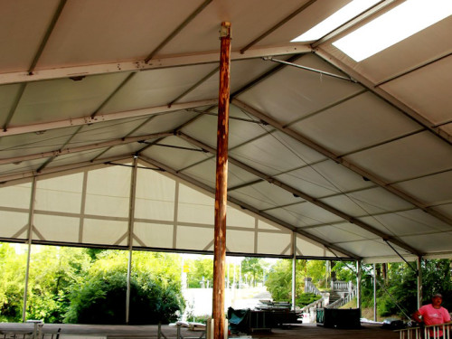 Volksfestaufbau Die Halln – Foto 11