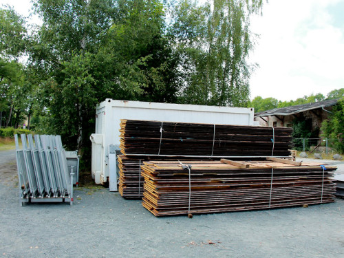 Volksfestaufbau Die Halln – Foto 16